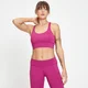Reggiseno sportivo con design a vogatore MP Repeat - Rosa intenso