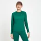 Maglia sportiva a maniche lunghe MP Repeat da donna - Verde pino