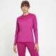 Maglia sportiva a maniche lunghe MP Repeat da donna - Rosa intenso