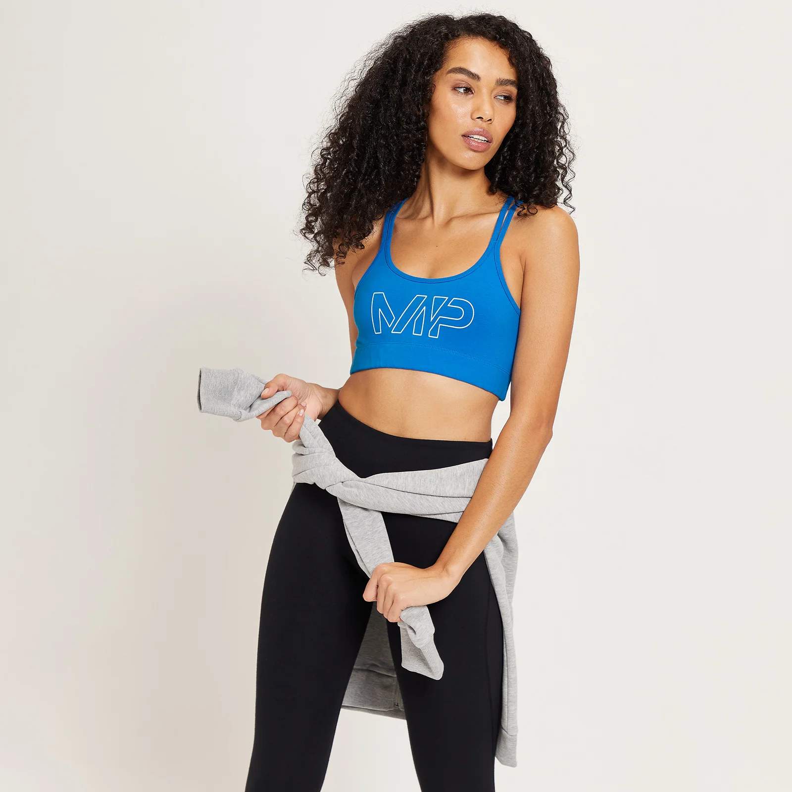 Reggiseno in jersey originale da donna MP - Azzurro intenso - XXS Immagine 1