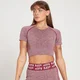 T-shirt corta a maniche corte Curve MP da donna - Ciliegia scuro