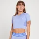 T-shirt corta a maniche corte Curve MP da donna - Viola chiaro