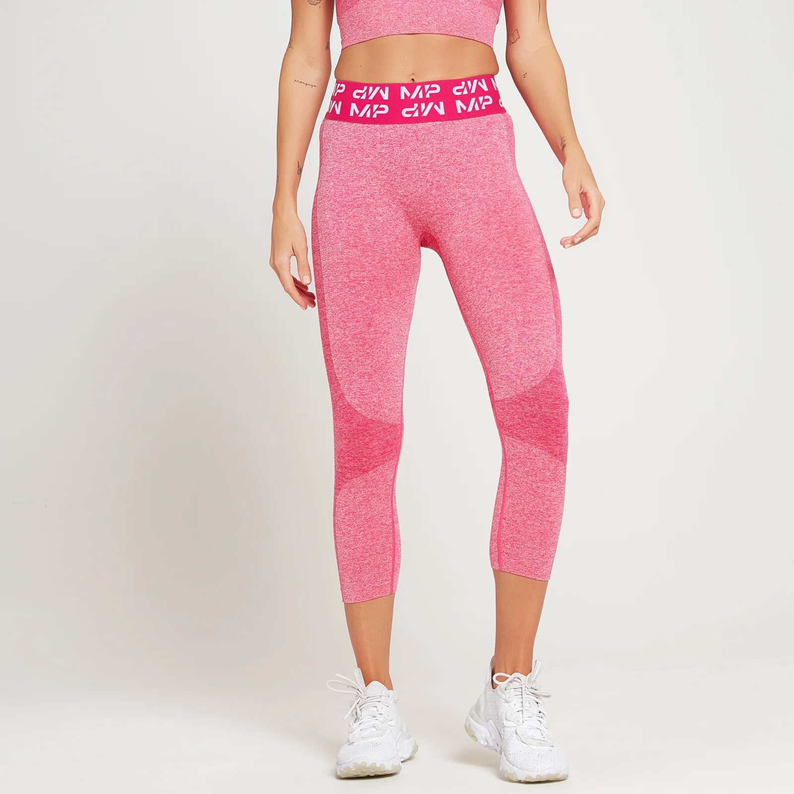 Leggings 3/4 Curve MP da donna - Magenta - S Immagine 1