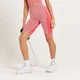 Pantaloncini da ciclismo vita alta Curve MP da donna - Danger mélange