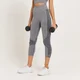 Leggings 3/4 vita alta Curve MP da donna - Grigio mélange