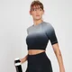 Crop top senza cuciture MP Velocity Ultra da donna - Nero