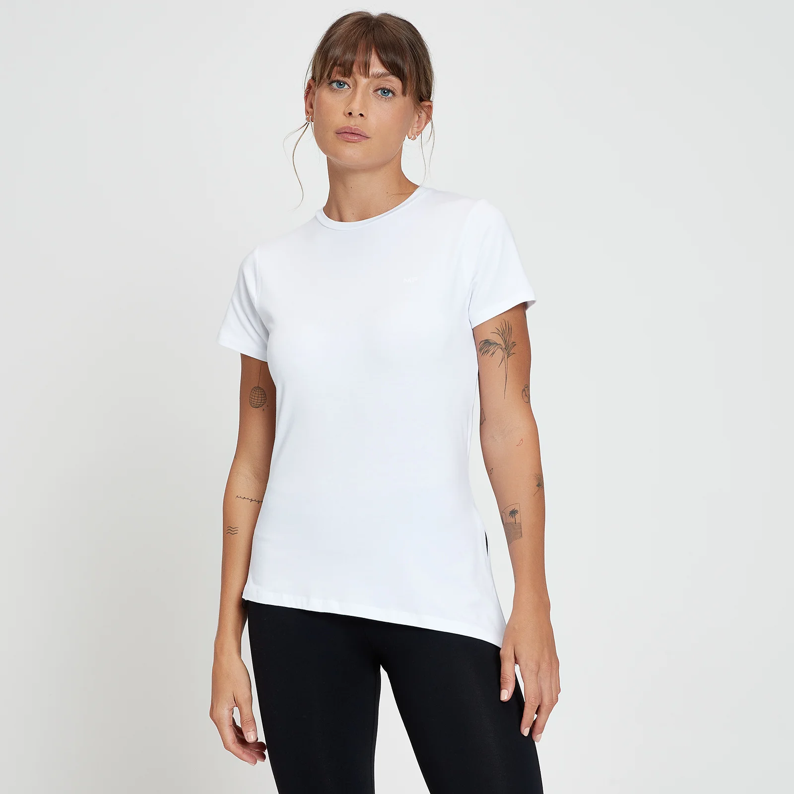 Top asimmetrico a maniche corte MP Composure da donna - Bianco - XXS Immagine 1