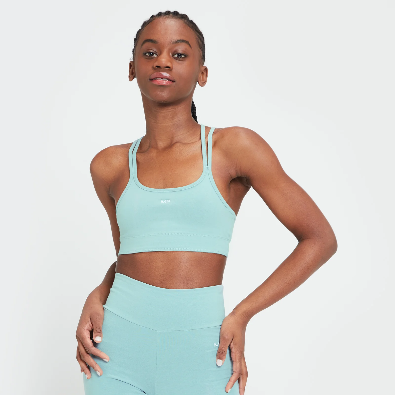 Reggiseno in tessuto MP - Azzurro ghiaccio - XXS Immagine 1