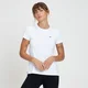 Maglia a maniche corte con taglio lungo MP Composure da donna - Bianca