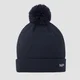 Berretto con pompon MP - Blu navy/Bianco
