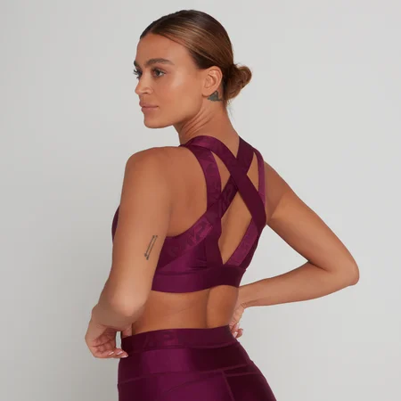 Reggiseno sportivo in edizione limitata MP Engage - Viola scuro