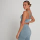 Reggiseno sportivo senza cuciture MP Dynamic da donna - Azzurro ghiaccio