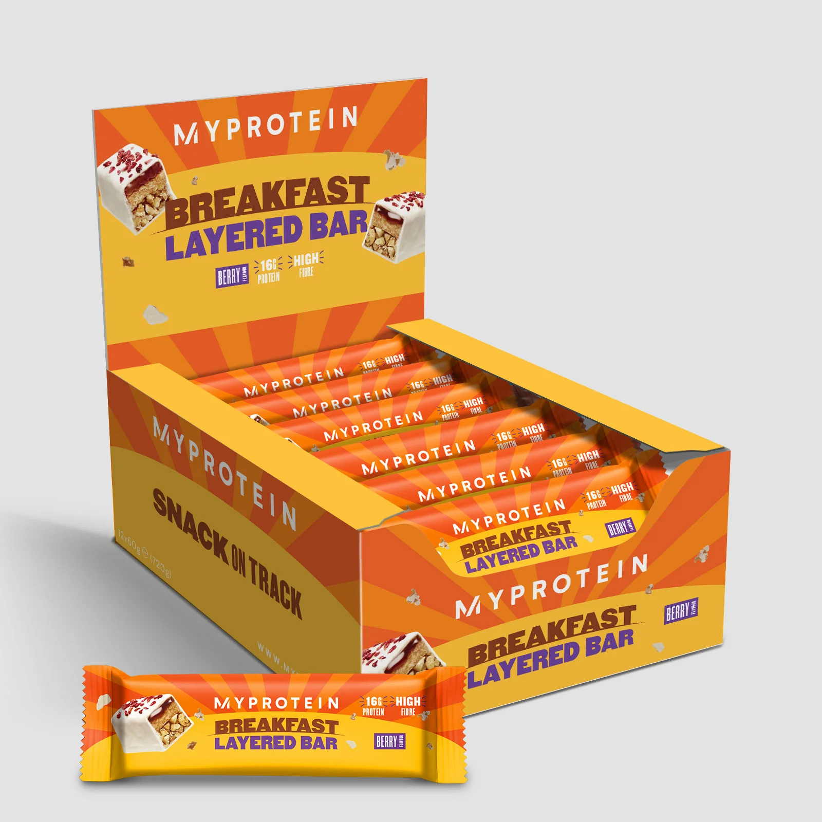 Breakfast layered bar - 12x60g - Bacche Immagine 1