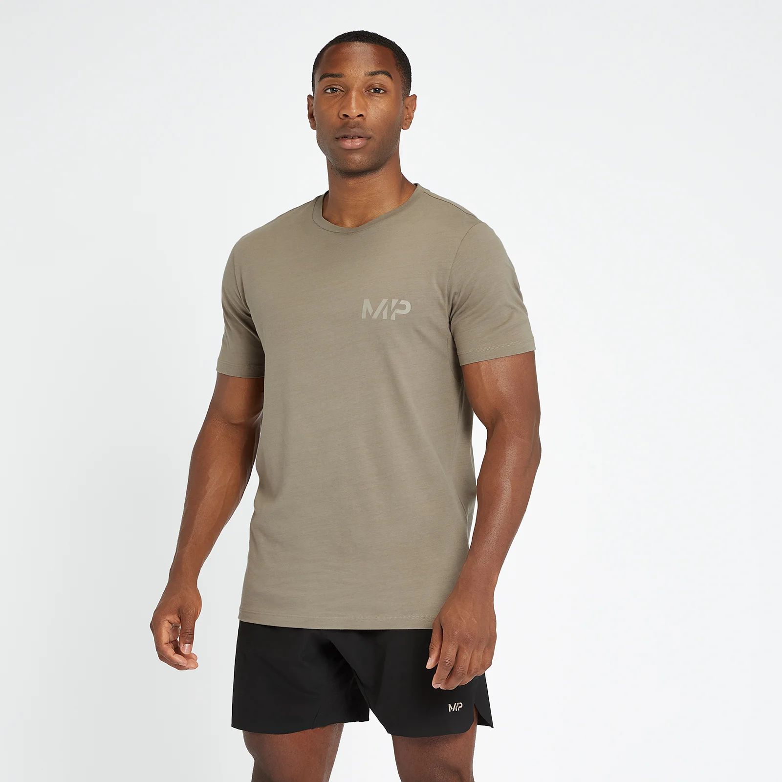 T-shirt MP Adapt da uomo - Verde tigrato - XXS Immagine 1