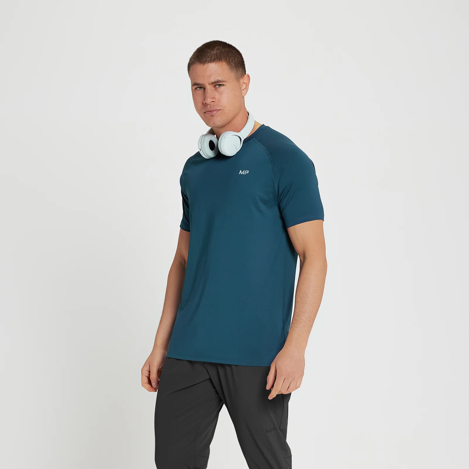 T-Shirt a maniche corte MP Velocity da uomo - Blue Wing Teal - XXS Immagine 1