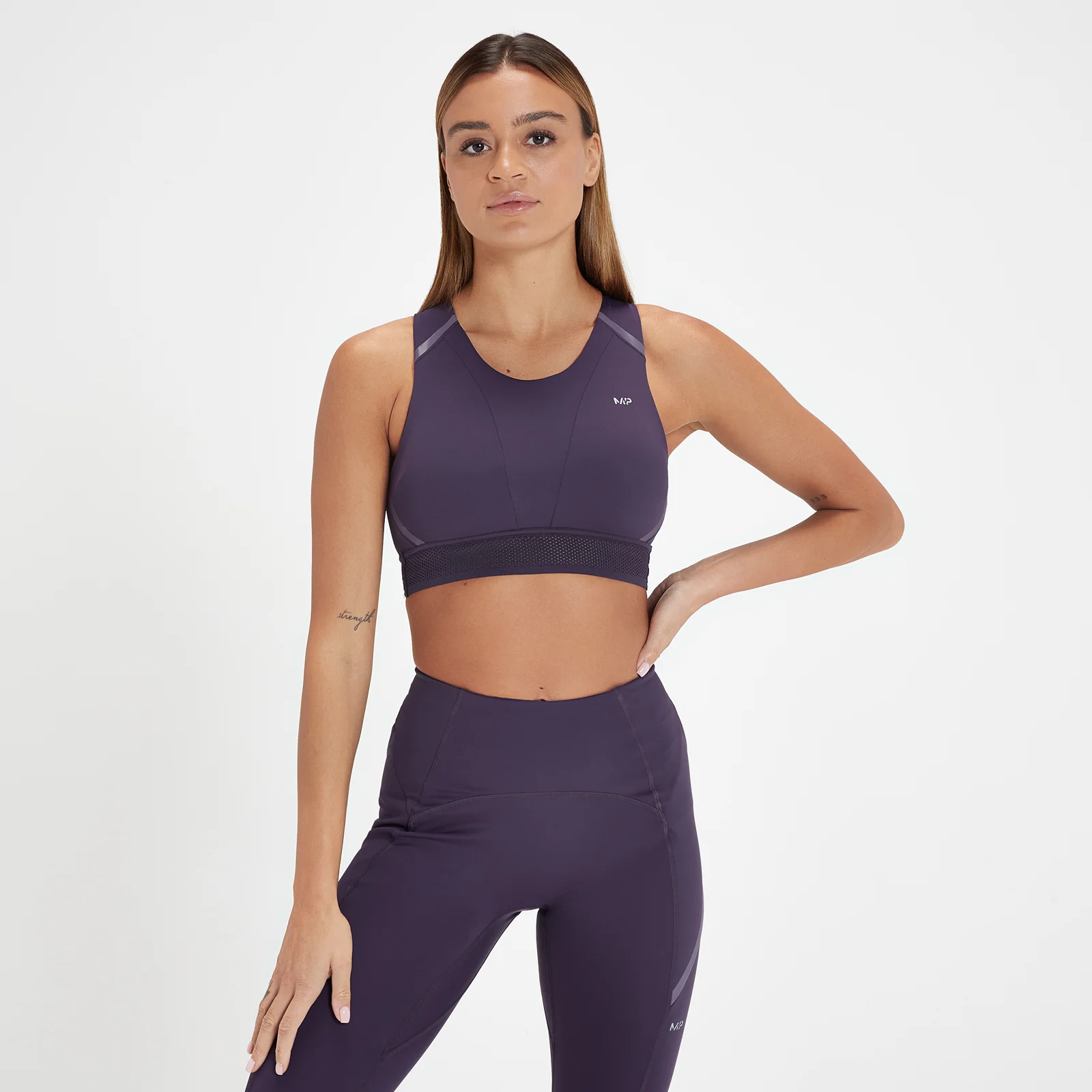 Reggiseno sportivo catarifrangente MP Velocity Ultra - Prugna - XXS Immagine 1