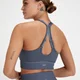 Reggiseno sportivo senza cuciture MP Velocity Ultra Graphene - Shadow Blue
