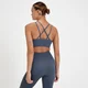 Reggiseno sportivo senza cuciture MP Tempo - Grigio grafite
