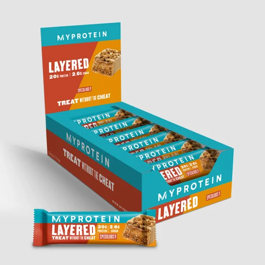 Barretta proteica a 6 strati - 12 x 60g - Speculoos