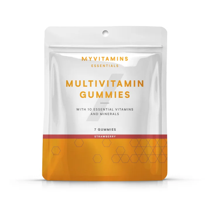 Multivitaminico in Caramelle Gommose (Confezione da 7) - Gusto Fragola