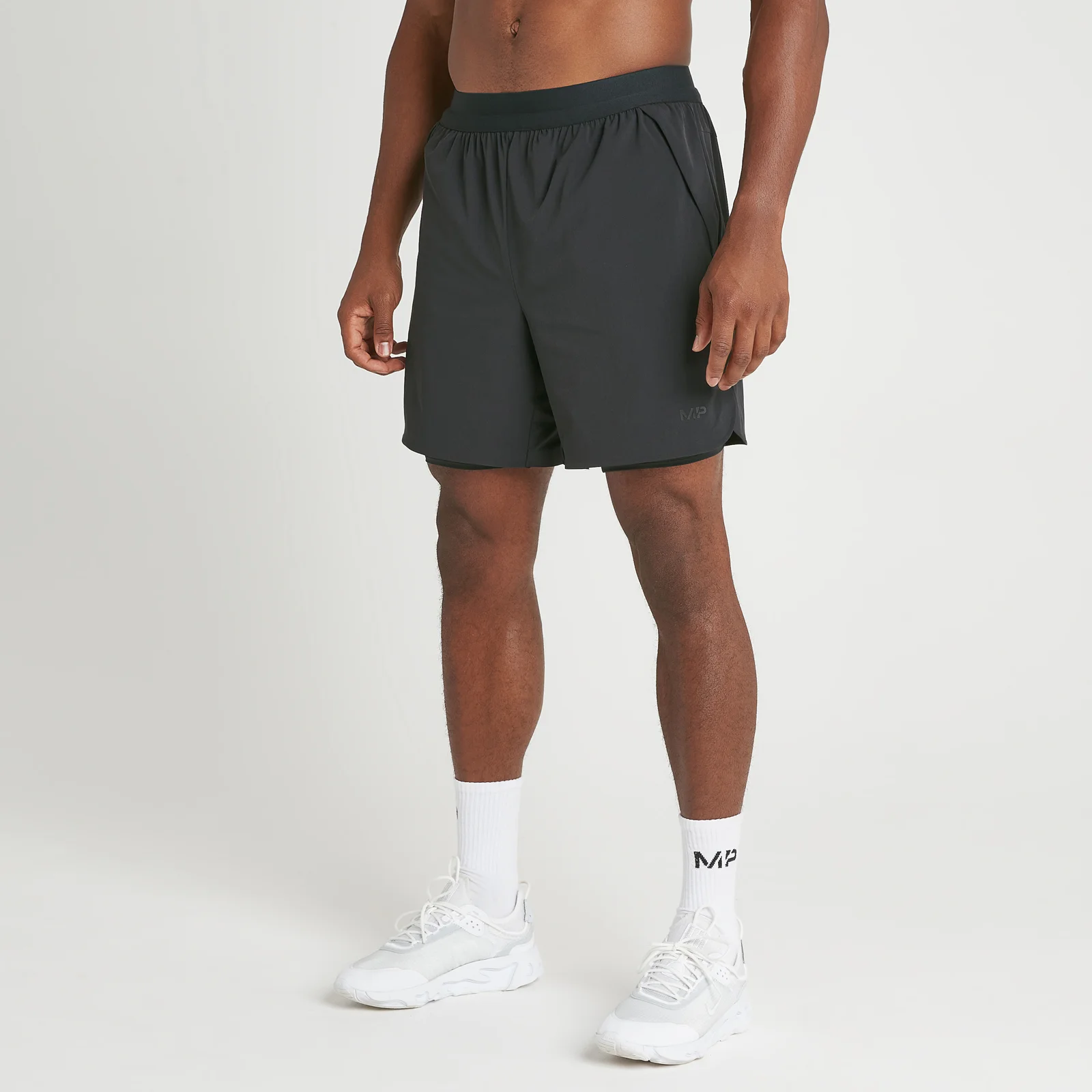 Pantaloncini 2 in 1 MP Tempo Ultra da uomo - Neri - XXS Immagine 1