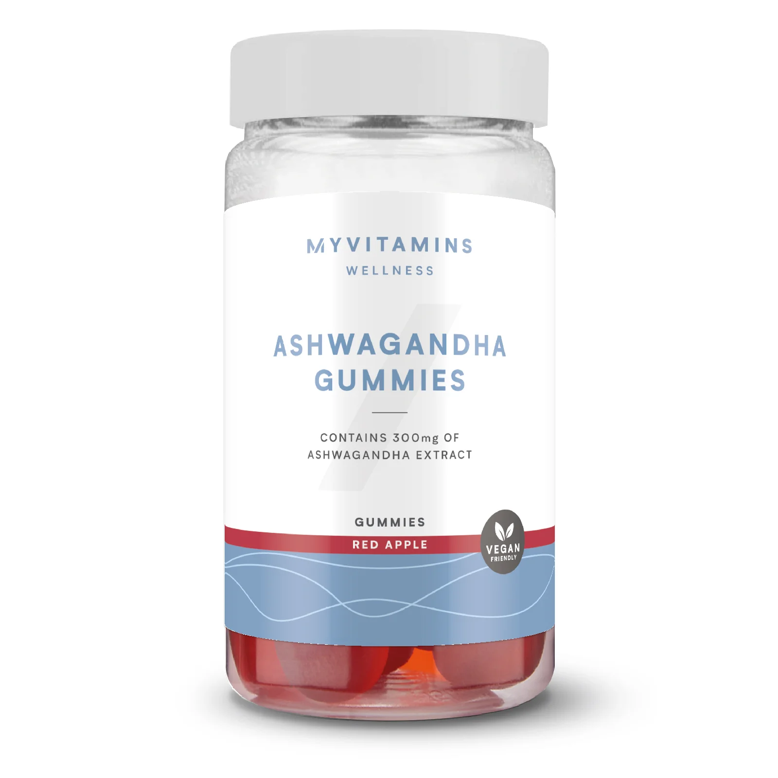 Caramelle Gommose con Ashwagandha (60 Caramelle) - 60Gummies - Red Apple (Extra Strength) Immagine 1