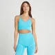 Reggiseno sportivo senza cuciture MP Impact Scrunch - River Blue