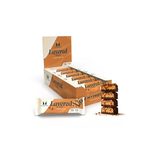 Barretta proteica a 6 strati - 12 x 60g - Chocolate Peanut Pretzel