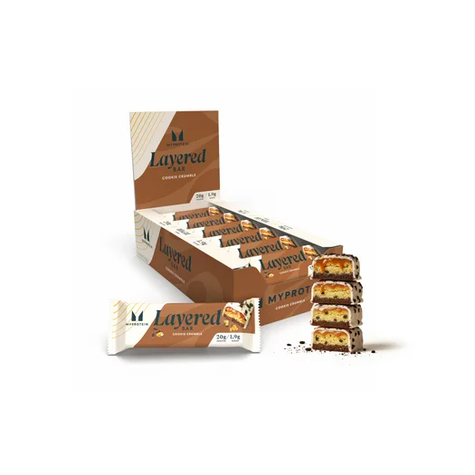Barretta proteica a 6 strati - 12 x 60g - Cookie Crumble