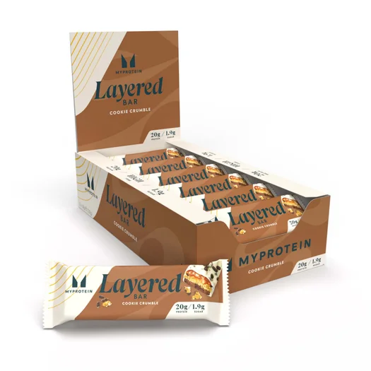 Barretta proteica a 6 strati - 12 x 60g - Cookie Crumble