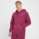 Felpa con cappuccio e zip MP Rest Day da uomo - Red Berry