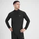 Maglia con cerniera 1/4 MP Velocity da uomo - Nera