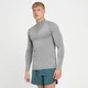 Maglia con zip senza cuciture 1/4 MP Tempo da uomo - Storm