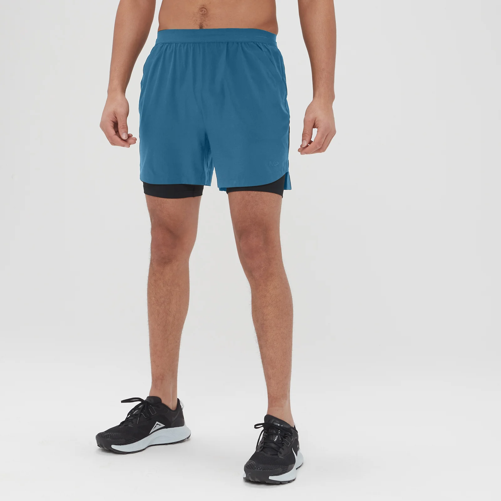 Pantaloncini 2 in 1 MP Composure 13 cm da uomo - Verde Petrolio - XXS Immagine 1