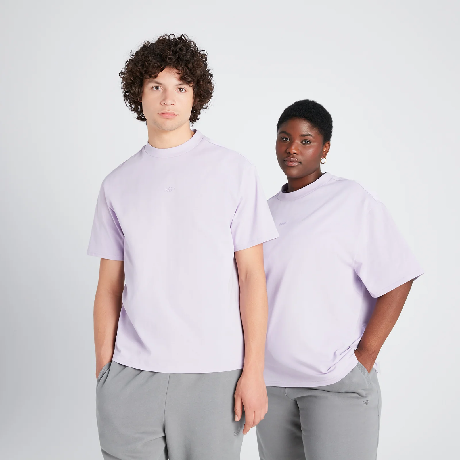 T-shirt a maniche corte MP Rest Day - Lilla pastello - XXS-XS Immagine 1
