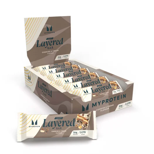 Barretta croccante a strati - 12 x 58g - Biscotti e crema
