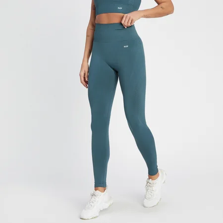 Leggings MP Tempo senza cuciture da donna - Smoke Blue