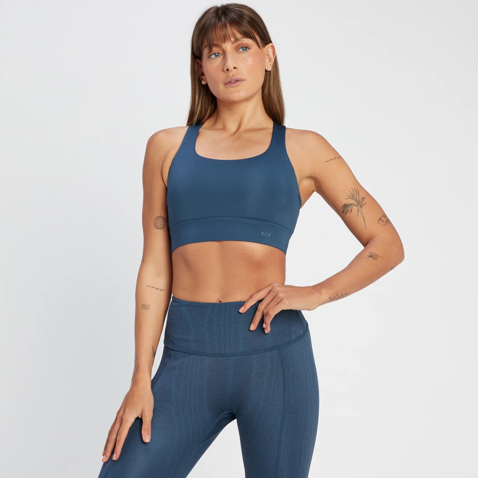 Reggiseno sportivo MP Tempo sostegno elevato da donna - Ardesia scuro - XXS Immagine 1