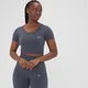 Crop top MP Composure da donna - Grafite scuro