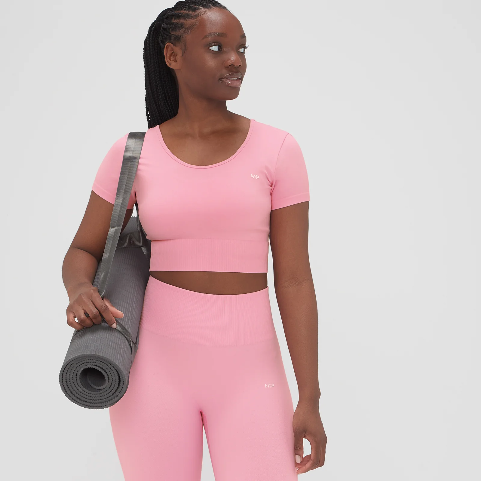 Crop top MP Composure senza cuciture da donna - Blossom Pink - XXS Immagine 1