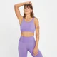 Reggiseno sportivo MP Tempo tono su tono senza cuciture - Lilla Elettrico
