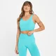 Reggiseno sportivo MP Tempo tono su tono senza cuciture da donna - Turchese acceso