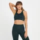 Reggiseno sportivo MP Tempo Wave senza cuciture da donna - Nero