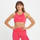 Reggiseno sportivo MP Tempo Wave senza cuciture da donna - Rouge Red