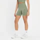 Pantaloncini ciclista senza cuciture MP Shape da donna - Verde giada slavato