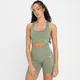 Reggiseno sportivo senza cuciture MP Shape da donna - Verde giada slavato