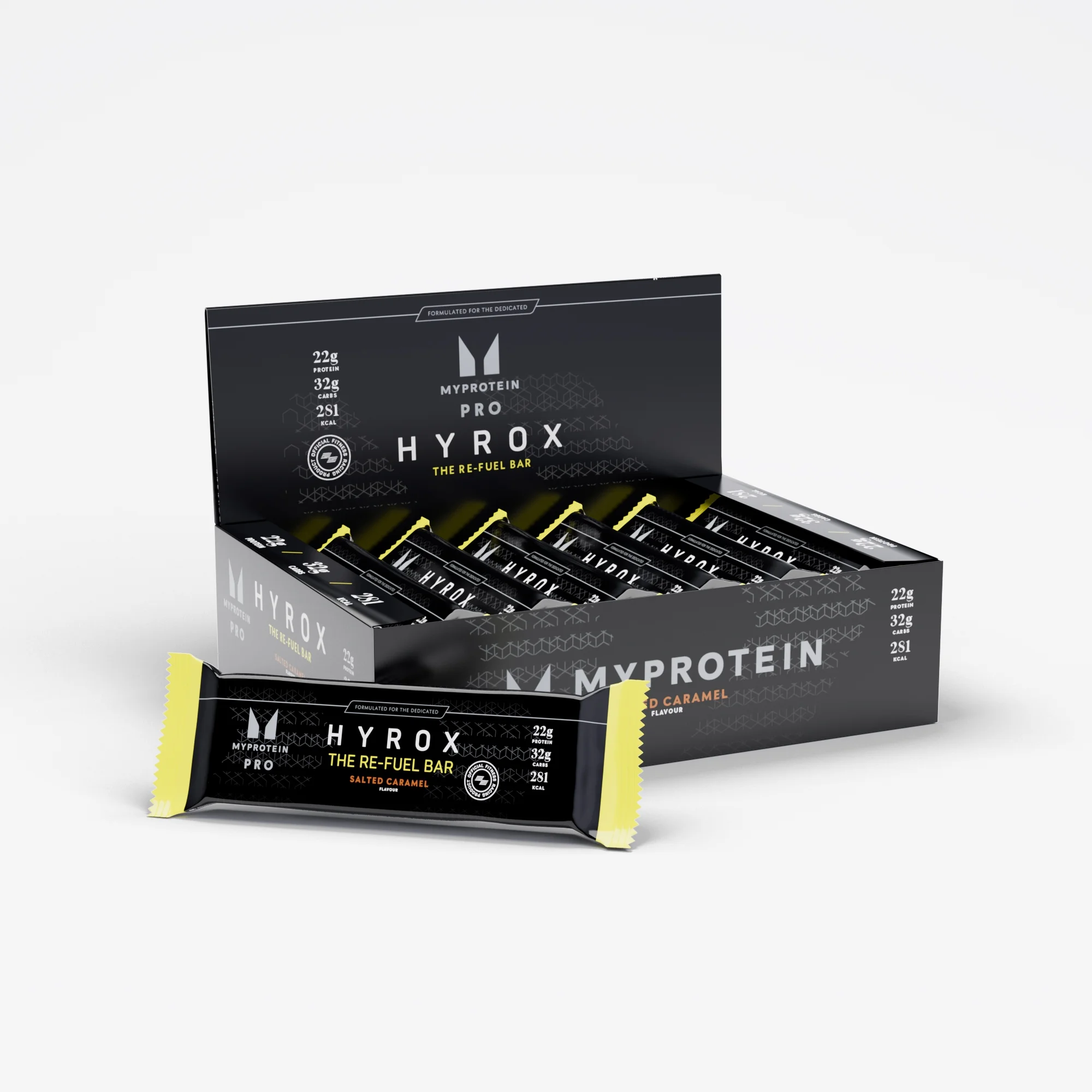 THE Re-Fuel Bar - Edizone HYROX - 12 x 80g - Caramello salato Immagine 1