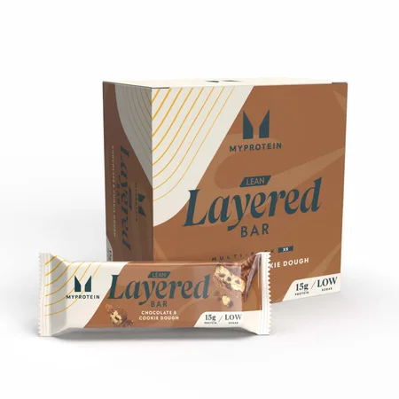 Lean layered bar - 6 x 40g - Cioccolato e cookie dough