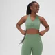 Reggiseno senza cuciture slavato MP - Verde giada slavato