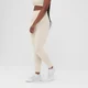 Leggings senza cuciture slavati MP da donna - Ecru